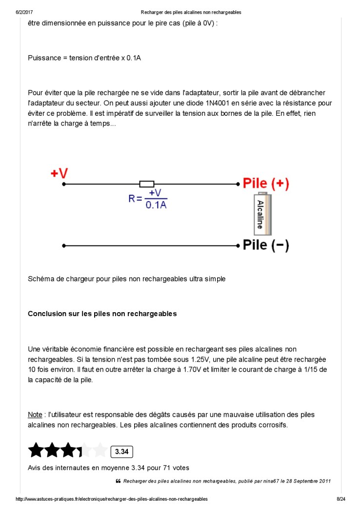 Recharger des piles alcalines non rechargeables-008-008
